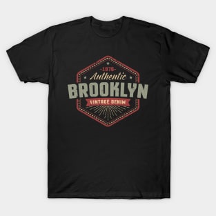 Authentic Brooklyn grunge retro print T-Shirt